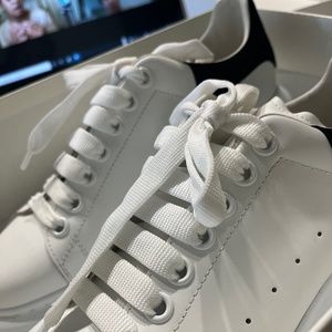 Alexander McQueen size 40 black and white oversized sneakers